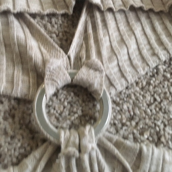 Forever 21 Womens Tan and White Long Sleeve Dress Size S - Picture 8 of 16